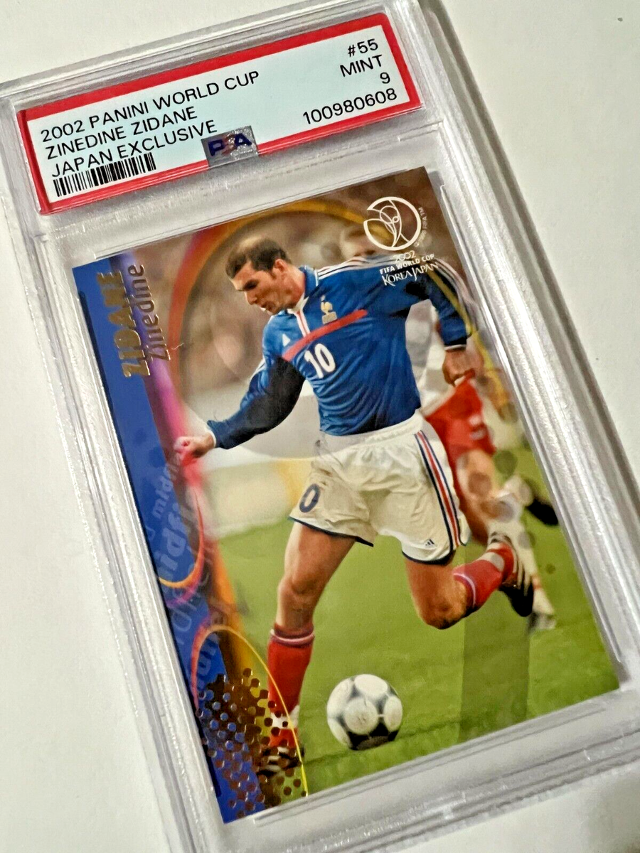 2002 PANINI WORLD CUP OPENING SERIES JAPAN EXCL USIVE #55 ZINEDINE
