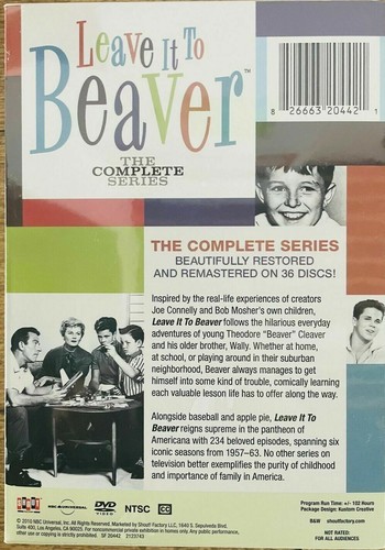 Leave It to Beaver Complete TV Series Collection(36-DVD Set,2019,Seasons 1-6)NEW - 第 4/4 張圖片