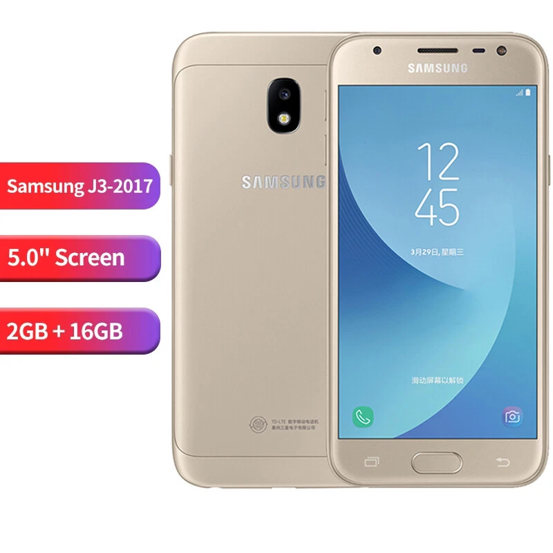 Original Samsung Galaxy J3 SM-J330F 2017 5.0" WiFi 13MP UNLOCKED Mobile Phone - Image 2 of 4