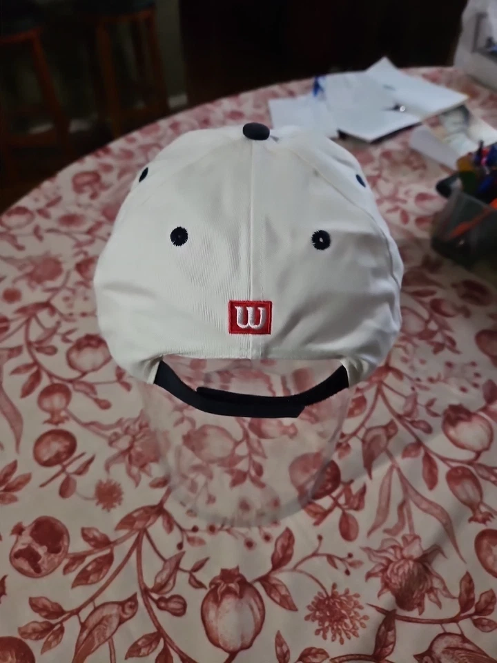 Wilson Hat Cap Strap Back Mens One Size Performance Tennis Headwear - Image 4 of 4