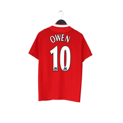 2002/04 Owen #10 Liverpool Vintage Reebok Home Football Shirt (S) 36/38