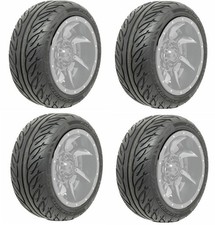 Golf Cart GTW 215/40-12 Fusion GTR Pois Rue Pneu 19 " Grand Set De 4