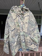   VTG 90s Cabelas Mens XL Tall Gore Tex Camo Hunting Parka Jacket Coat USA