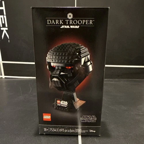 LEGO Star Wars Dark Trooper Helmet 75343 Complete Set 693 Pieces