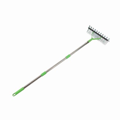 Thatch -Rake Stahlzinken Detchärerin Rake Für Hof