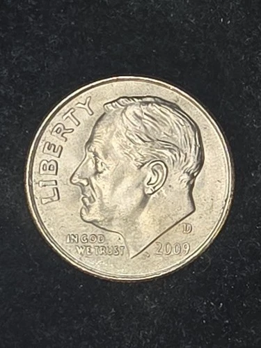 2009-D Roosevelt Dime — photo from another recent sale