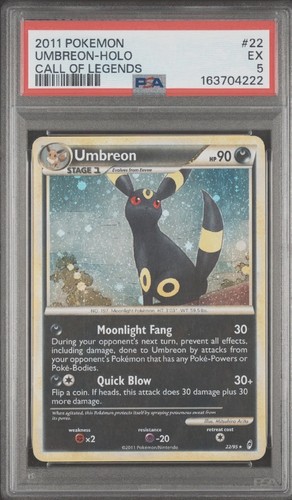 Umbreon graded PSA 5 for sale on eBay