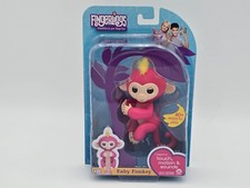 Fingerlings Baby Monkey Bella Pink Yellow Hair Interactive Friend Toy WowWee NEW
