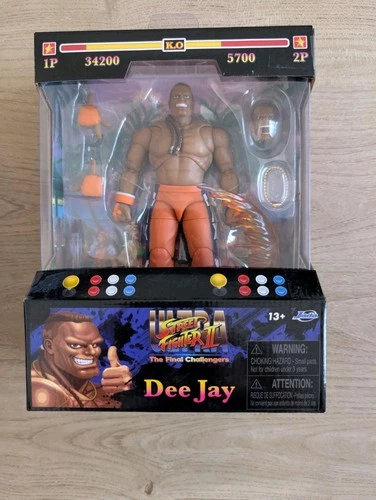 Jada Toys Ultra Street Fighter II DEE JAY 6-inch Action Figure. New & Sealed.
