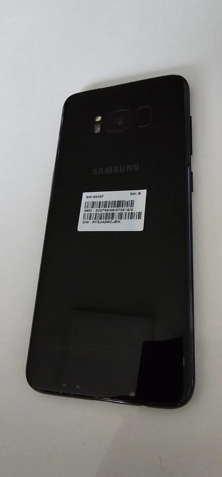 SAMSUNG Galaxy S8 | SM-G950F | 64 GB | Ohne SIM Lock | schwarz - Bild 2 von 2