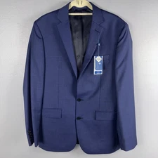 Ryan Seacrest Distinction Blazer Mens 40L Blue
