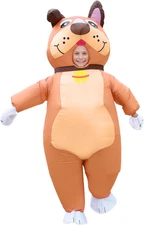 Kids Inflatable Dog Costume – Funny Blow Up Outfit for Halloween & Cosplay