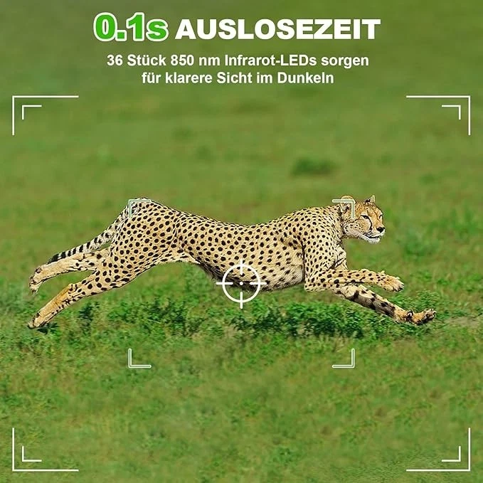 Wildlife Camera with Cell Phone Transmission App 5K Video 60MP Full HD WiFi Bluetooth - Image 2 of 4