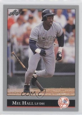 1992 Leaf Mel Hall #88 0b4