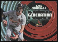 Lars Nootbaar 2022 Topps Update Generation Now Black/299 #GN-84 Cardinals