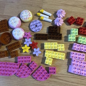 Lego Duplo Creative Cakes Birthday Cupcakes Set 6785 Complete 52 Piece READ