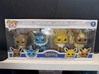 Funko POP! Pokemon Eeveelutions Eevee Vaporeon Jolteon Flareon 4 Pack