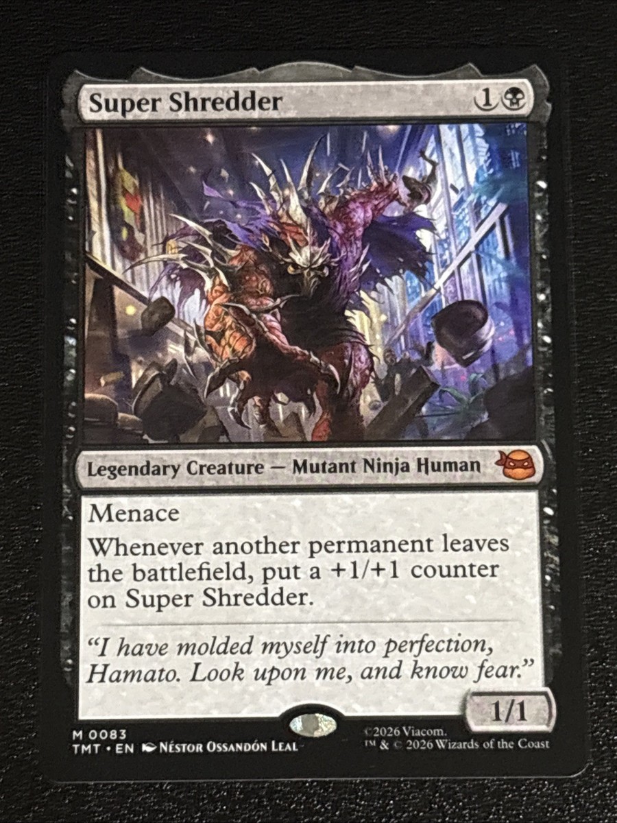 MTG Teenage Mutant Ninja Turtles Super Shredder 0083 NM Mythic | eBay