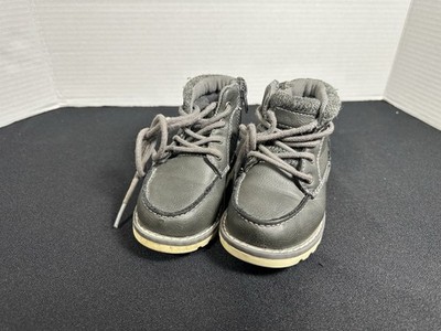 Falls Creek Kids Cyrus Gray Boots - Size 7W EUC