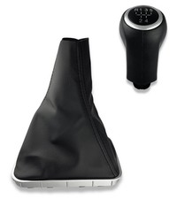 Ricambio Set Pomello 5 Marce con Cuffia e Cornice per Opel Zafira B 2005-2014
