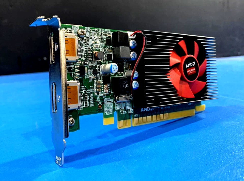 AMD Radeon R5 430 2GB GDDR5 2x DisplayPort Low Profile Graphics Card ...