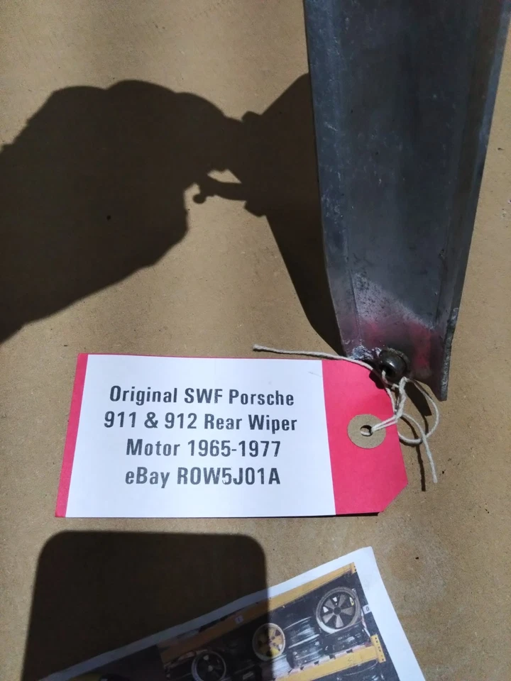 Original SWF Porsche 911 & 912 Rear Wiper Motor - 1968-1977 - Image 3 of 4