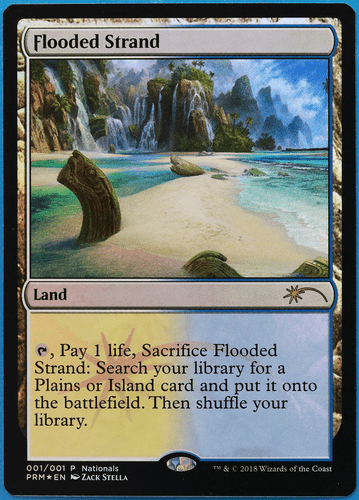 Flooded Strand (Nationals Promo) FOIL NM MTG MAGIC CARD (506967) ABUGames - Picture 1 of 2