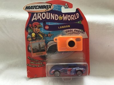 MATCHBOX SUPERFAST AROUND THE WORLD MERCEDES A KLASSE '' ATHEN GRIECHENLAND '' - AUF KARTE