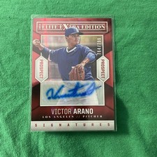 VICTOR ARANO 2014 ELITE EXTRA EDITION AUTOGRAPH FIRST CARD 764/799 PHILLIES
