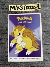 Carte Pokemon Dunkin Boomer #28 Sablaireau 2000 Nintendo OCCASION