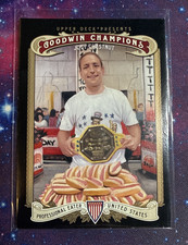 2012 Upper Deck Goodwin Champions Joey Chestnut #121 Nathan's Hot Dog Champion