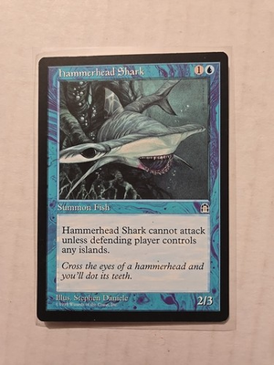#ad Hammerhead Shark Stronghold LP Common Creature MTG $1.40