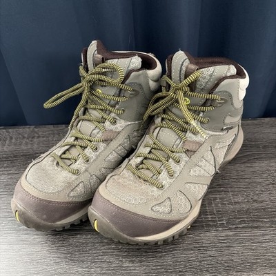 Merrell Siren Sport Q2 Mid Waterproof Hiking Boot Dusty Olive J37452 Womens Sz 6