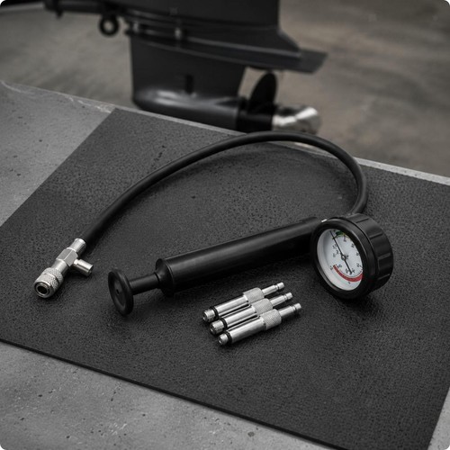 Outboard Gearbox Leak Tester Adapter Set Gearcase Leak Tester Universal Fit - Afbeelding 1 van 43