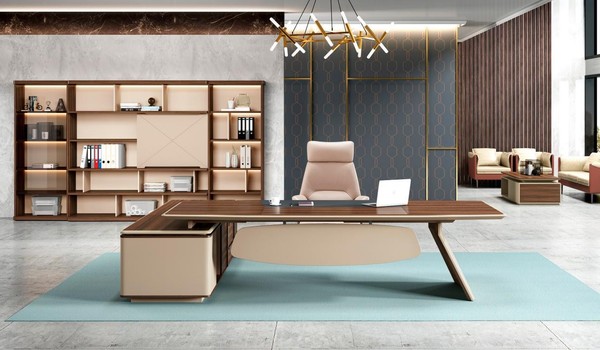 BüRo Tisch BüRotisch Arbeitstisch Schreibtisch BüRomöBel Holz Braun-image