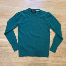 Banana Republic Merino Wool Blend Crewneck Women’s Sweater Size Small Green