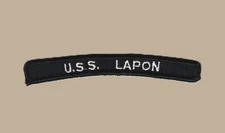 US Navy SSN-661 USS Lapon Submarine 1967-1992 UIM Rocker Tab (01)