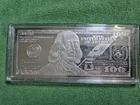 4 OZ .999 SILVER PROOF BAR BEN BENJAMIN FRANKLIN $100 SILVER BAR W/CAPSULE 2025