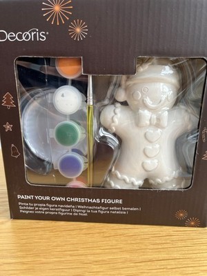 Weihnachtsschmuck Lebkuchenmann selber bemalen