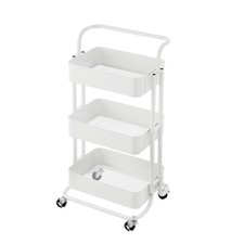 3 Tier Trolley White