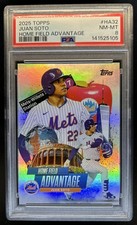 2025 Topps Juan Soto Homefield Advantage #HA-32 Mets PSA 8