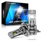 NOVSIGHT H7 LED Headlight Bulbs High Low Beam 120W 36000LM 6500K Bright White 2X