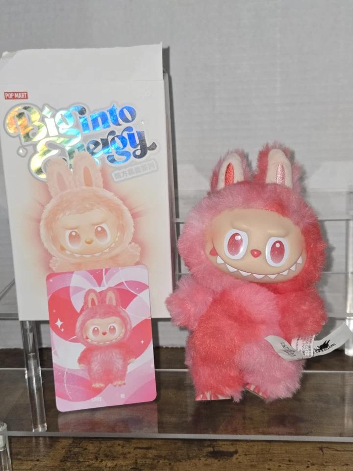 Labubu Pop Mart The Monsters Big Into Energy Pendant Plush Set Of 6 - Image 2 of 4