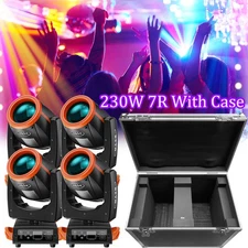 16+8 Prism 7R Sharpy 230W LED Moving Head Light DJ Disco Stage Spot Light W/Case