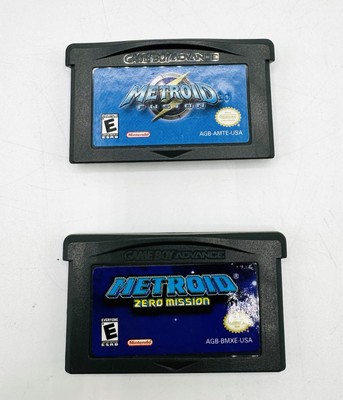 Jeux Metroid Fusion + Metroid Zero Mission - Game Boy Advance (GBA/SP) - Comme Neuf