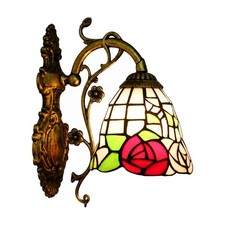 Wandleuchter im Tiffany-Stil Handarbeit f&uuml;r Flur, Caf&eacute;