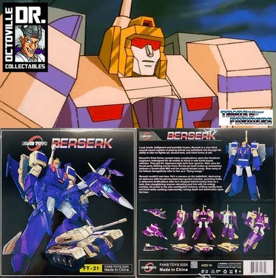 Fans Toys FT-21 Berserk / Masterpiece Scaled Blitzwing Brandneu