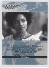 2013 James Bond: Artifacts & Relics Quotable Skyfall Miss Moneypenny #QS2 2o7