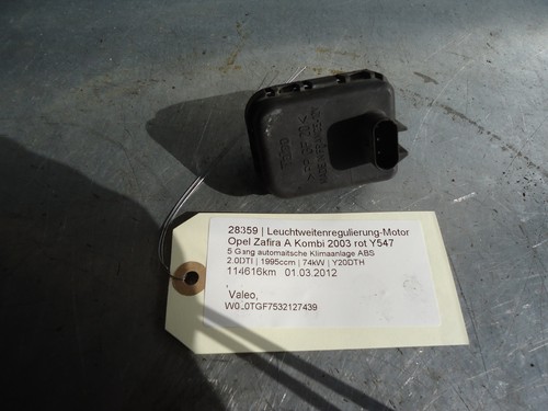 Opel Zafira A Leuchtweitenregulierung-Motor  28359