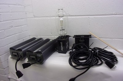 GrowLite Kit w 2 Solis-Tek Ballast  STK1000LCD 2 Bases and one HP Sodium Bulb